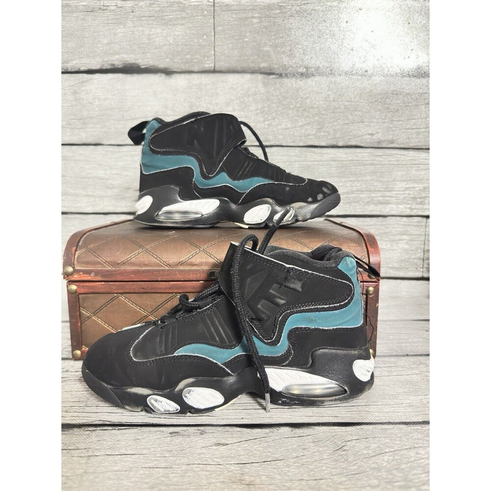 NIKE Air Griffey Max 1 Black Freshwater 2021 Kids Size 2.5Y Womens 4 DO1386-001 - Picture 2 of 6